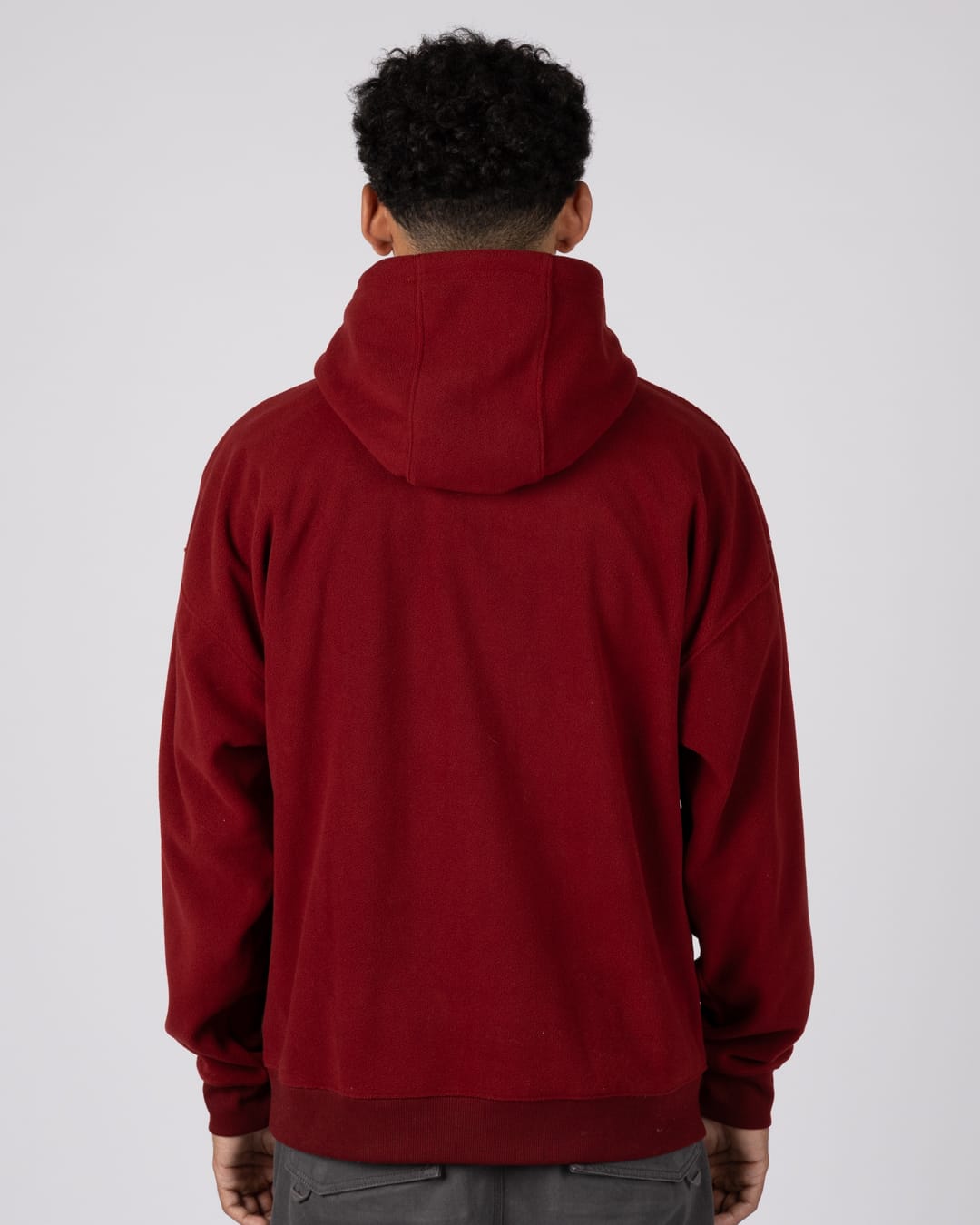 Heritage Rockies Mens Oversized Fleece in Red