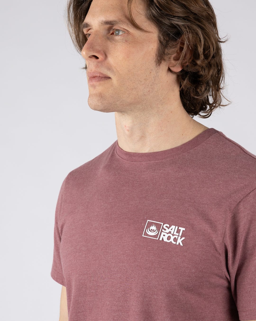 Saltrock Original - Mens Short Sleeve T-Shirt - Dark Pink