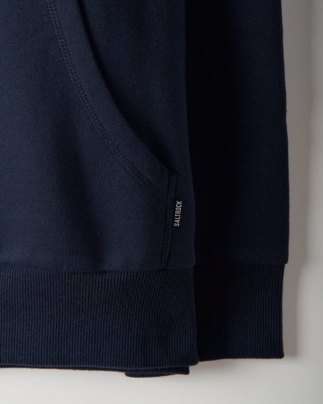 Winter Stripe Womens Recycled Pop Hoodie in Blue