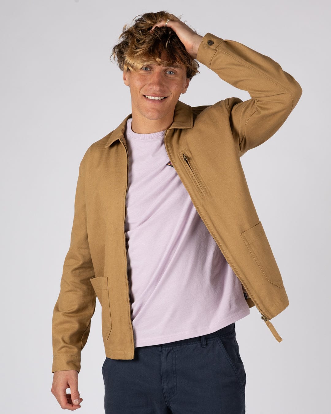 Wyatt Origins - Mens Casual Jacket - Brown