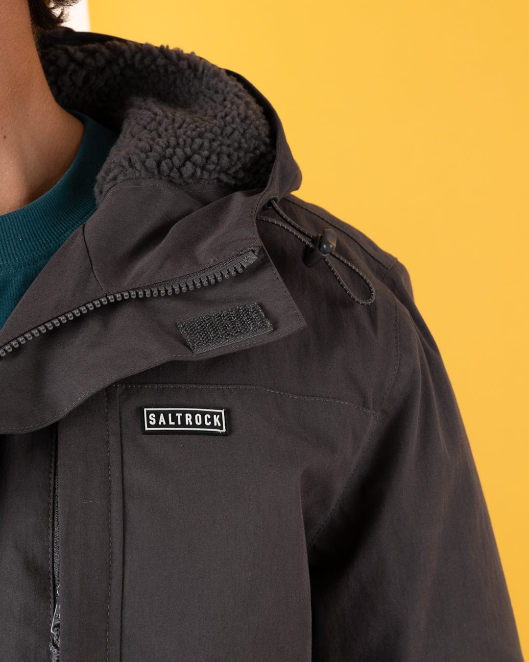 Linden - Mens Water Resistant Coat - Dark Grey