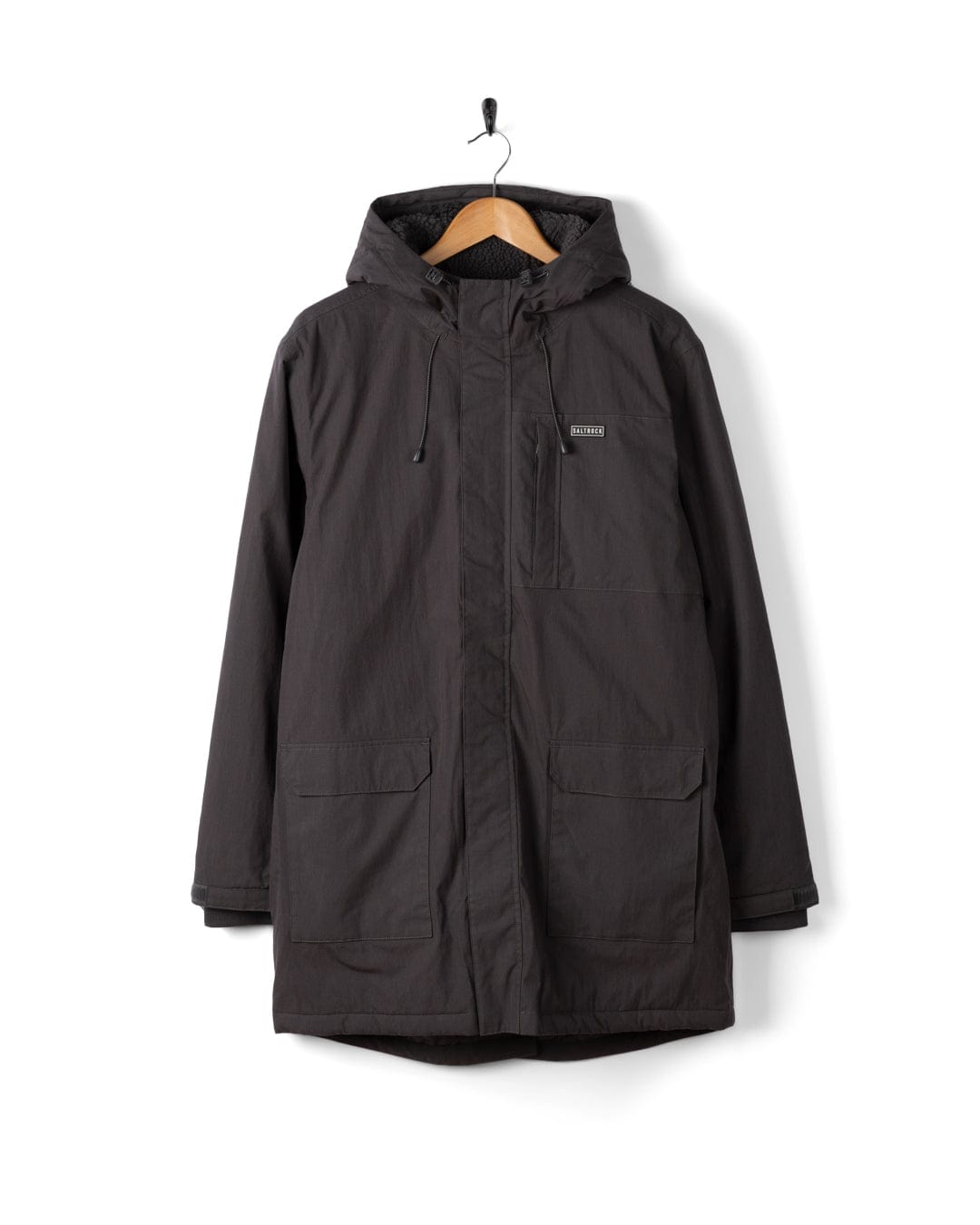 Linden - Mens Water Resistant Coat - Dark Grey