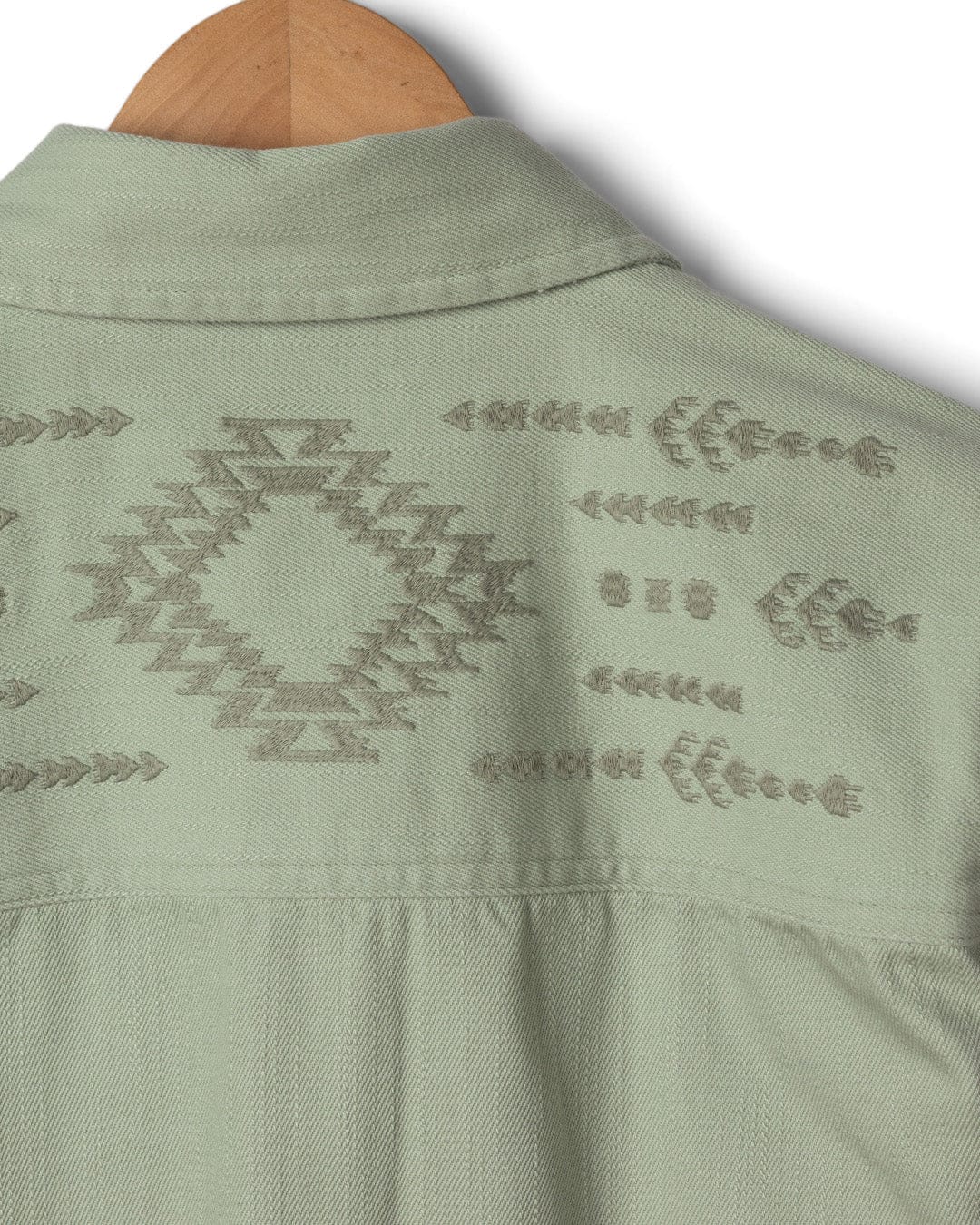 Braelyn Womens Twill Casual Jacket in Light Green