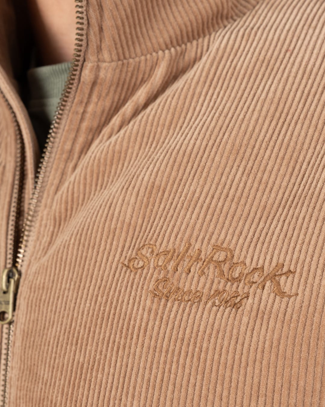 Rogue Mens Padded Cord Jacket in Brown