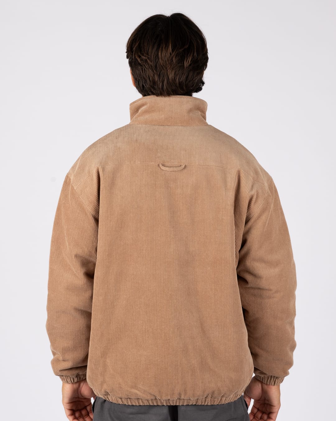 Rogue Mens Padded Cord Jacket in Brown