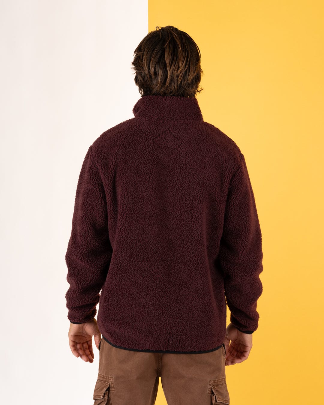 Wye 2 - Mens Sherpa Fleece - Purple