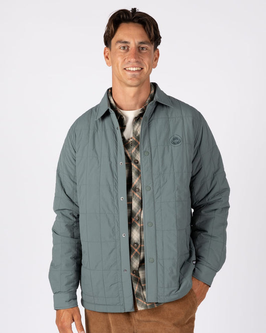 Glade Mens Padded Jacket in Green
