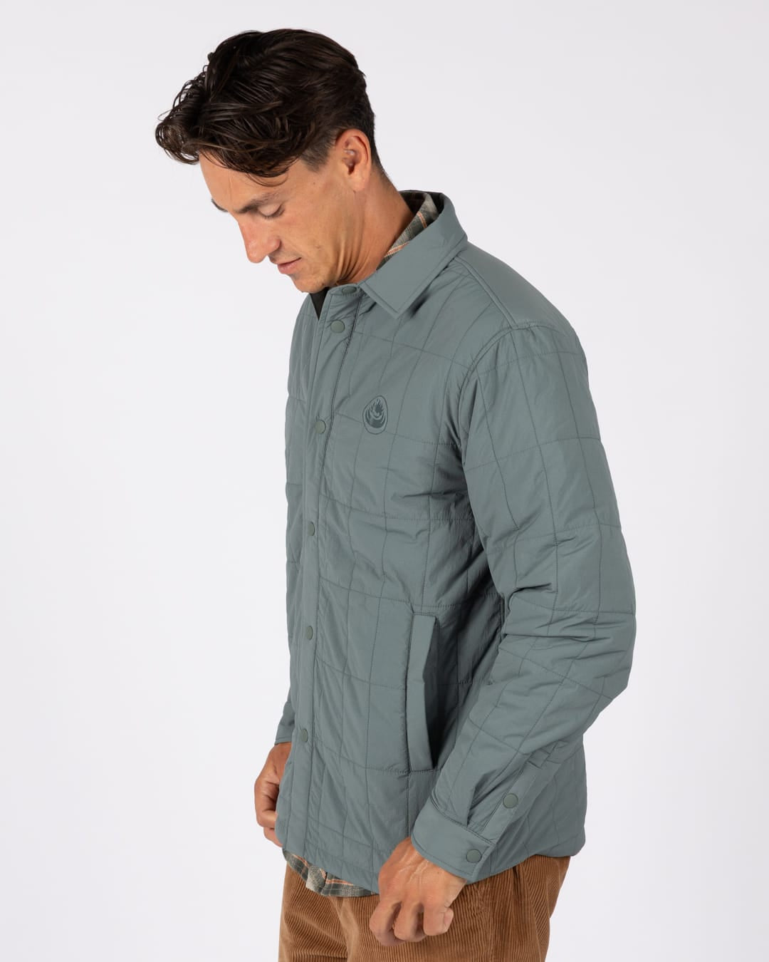 Glade Mens Padded Jacket in Green