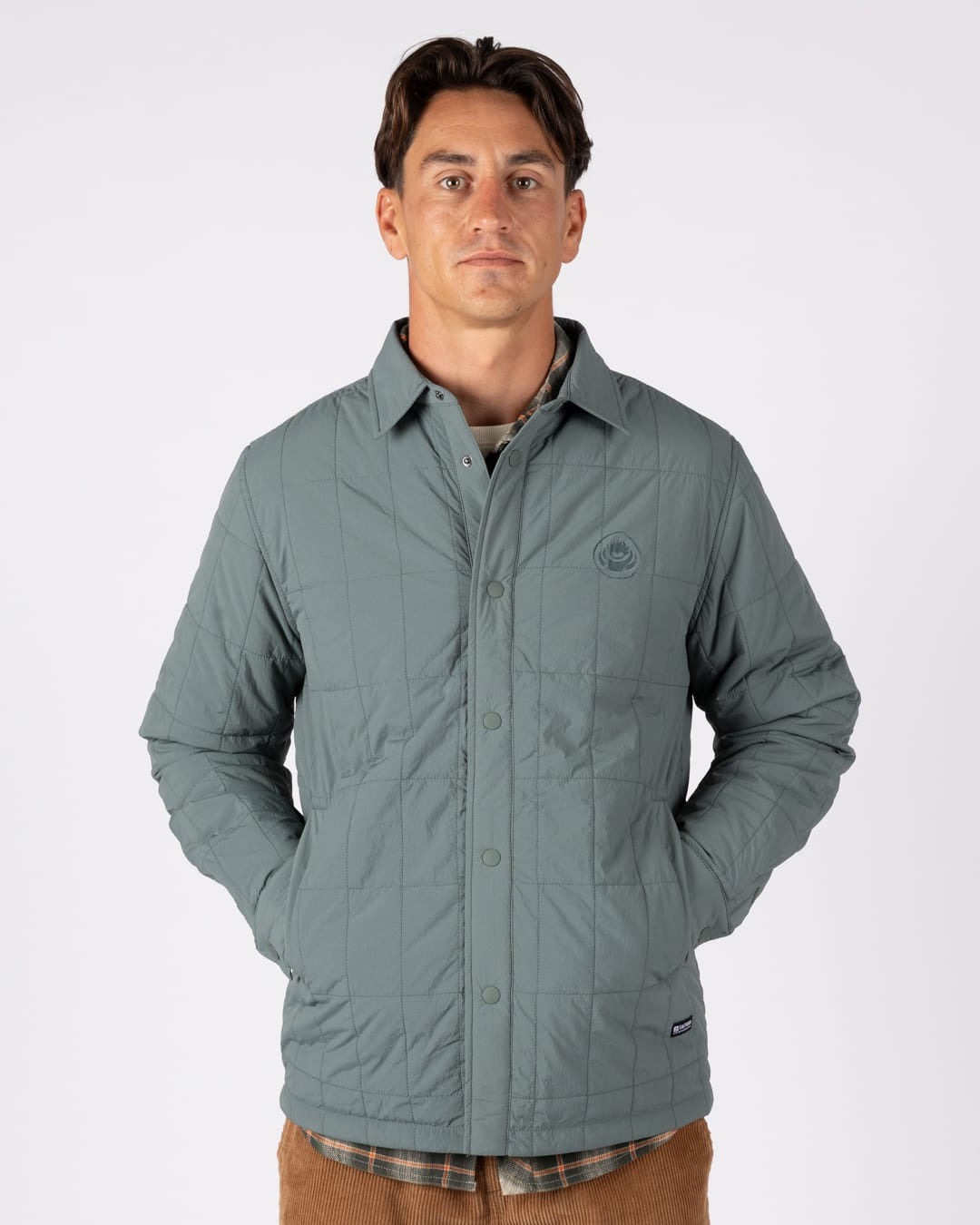 Glade Mens Padded Jacket in Green