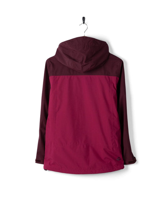 Aubrey Colourblock - Waterproof Jacket - Dark Pink