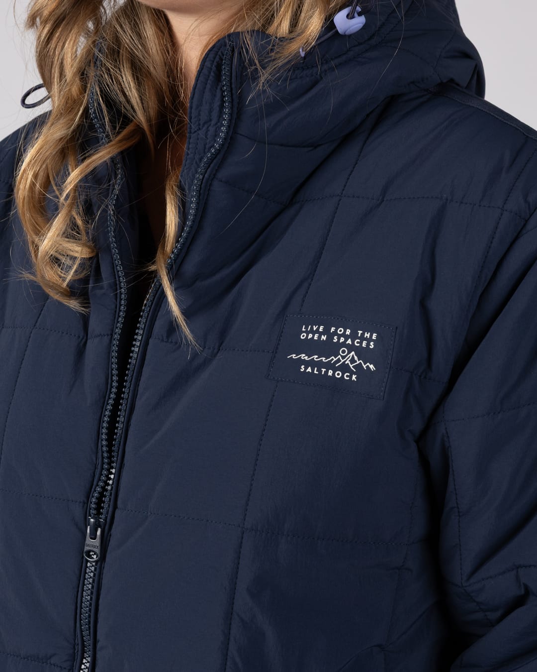 Montana Womens Long Water Resistant In Dress Blue