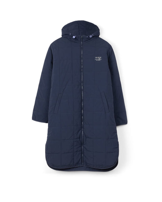 Montana Womens Long Water Resistant Coat in Blue
