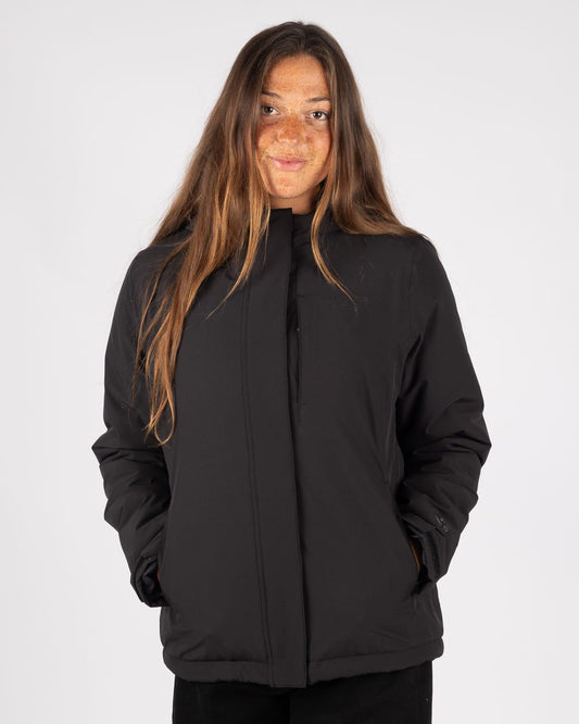 Alpinea Womens Waterproof Jacket in Black