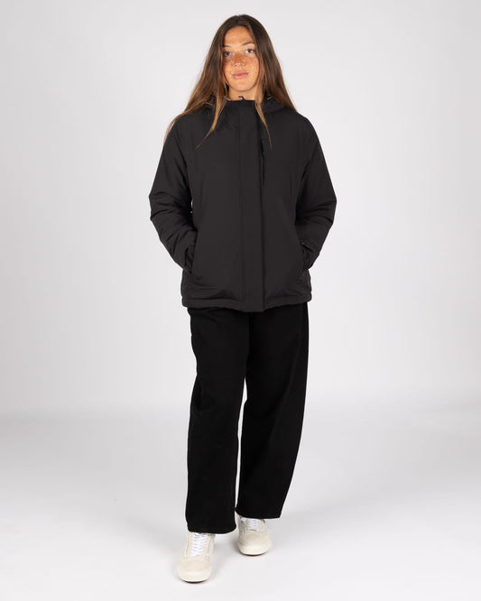 Alpinea Womens Waterproof Jacket in Black