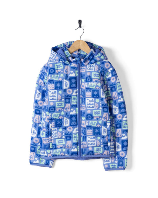 Venture - Kids Water Resistant Padded Jacket - Blue