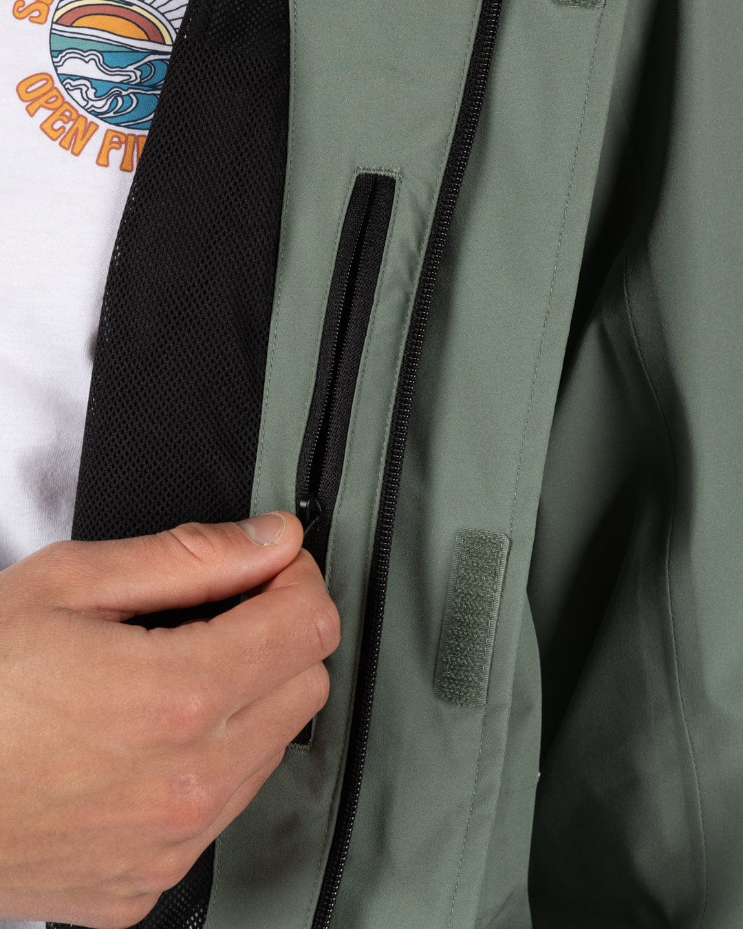 Whistler II -Mens Waterproof Hooded Jacket- Light Green