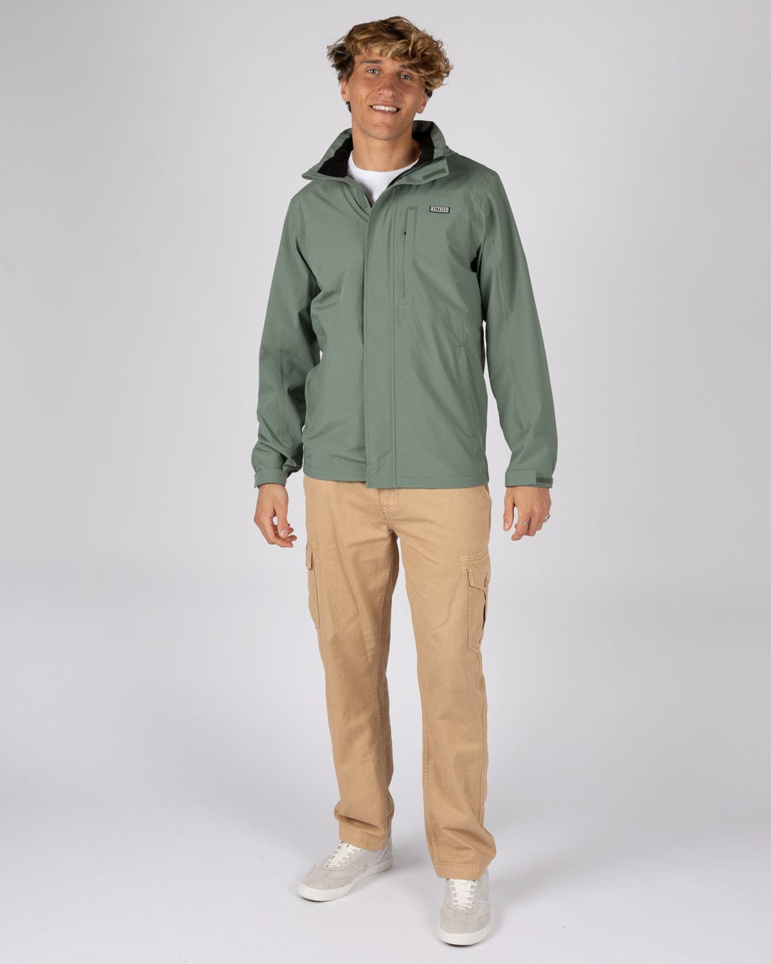 Whistler II -Mens Waterproof Hooded Jacket- Light Green