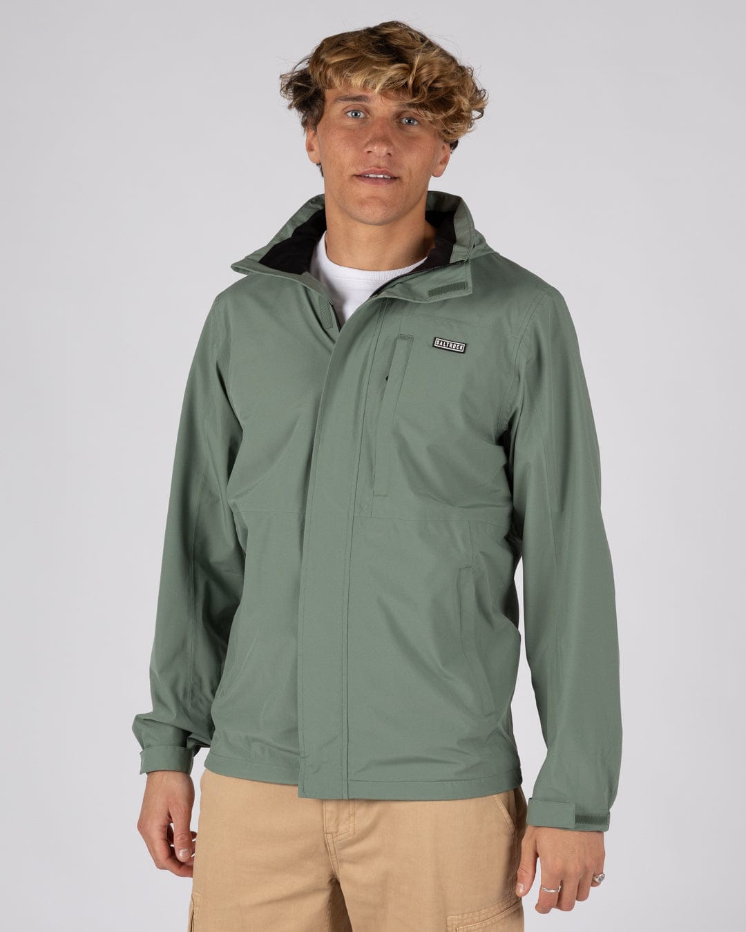 Whistler II -Mens Waterproof Hooded Jacket- Light Green