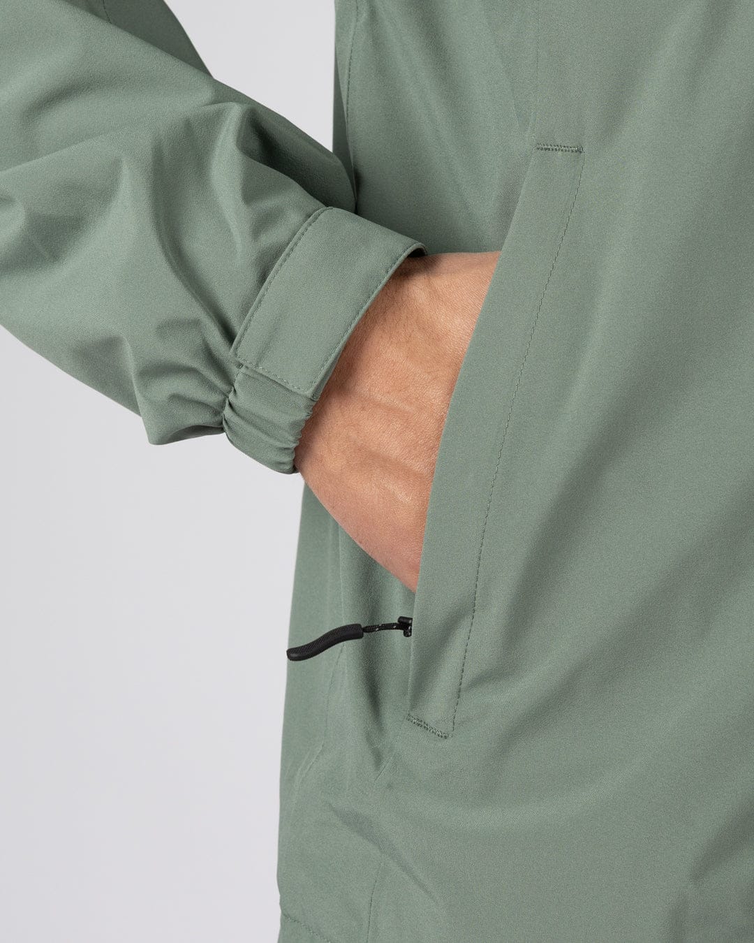 Whistler II -Mens Waterproof Hooded Jacket- Light Green