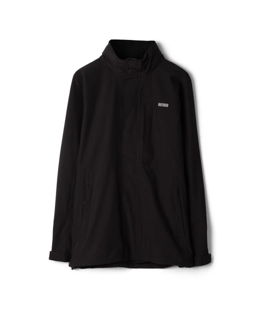 Whistler II Mens Waterproof Hooded Jacket in Black