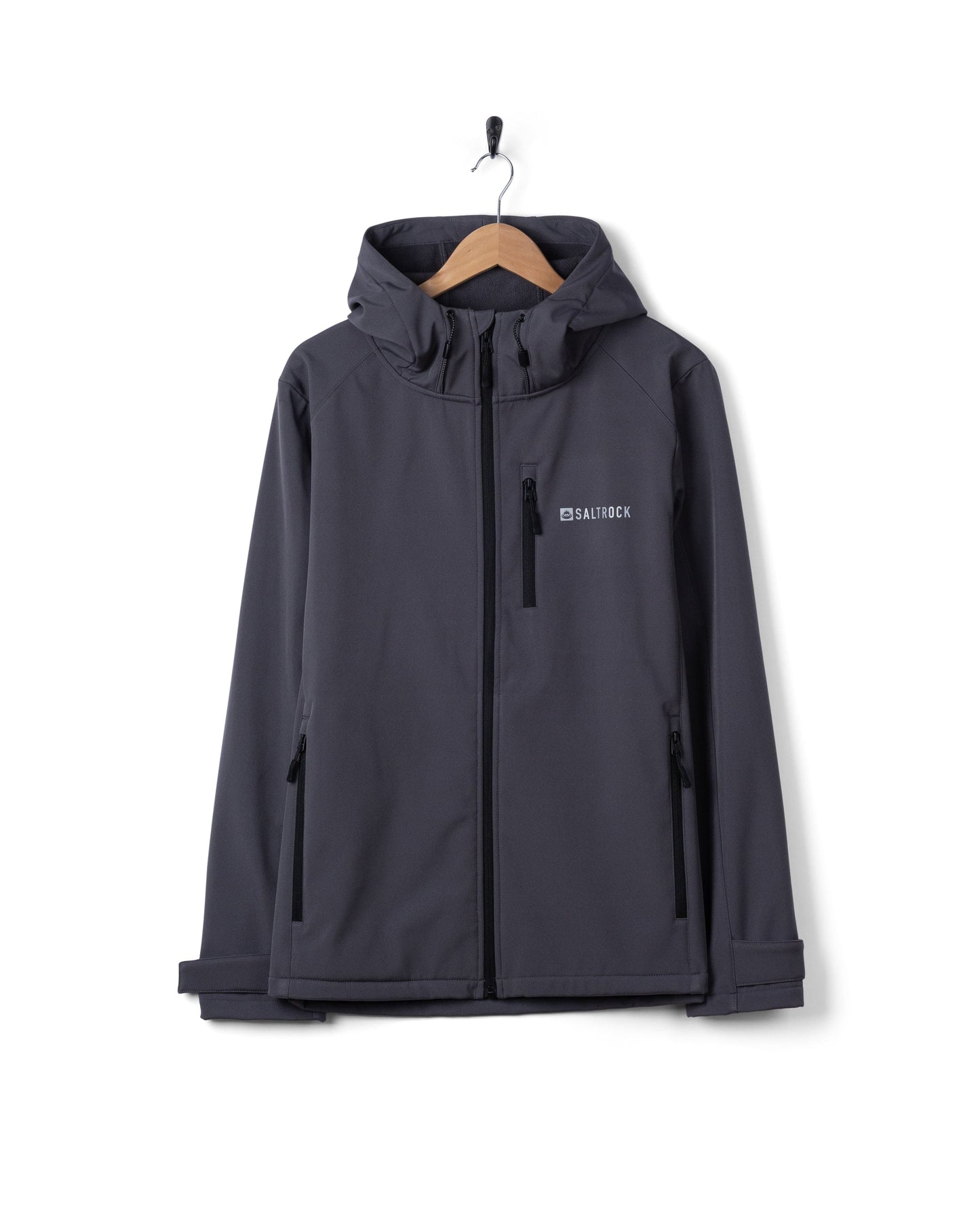 Munros II - Mens Water Resistant Softshell Jacket - Dark Grey