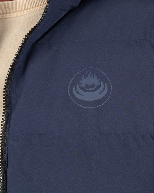 Mountain Dune Mens Water Resistant Padded Jacket in Blue