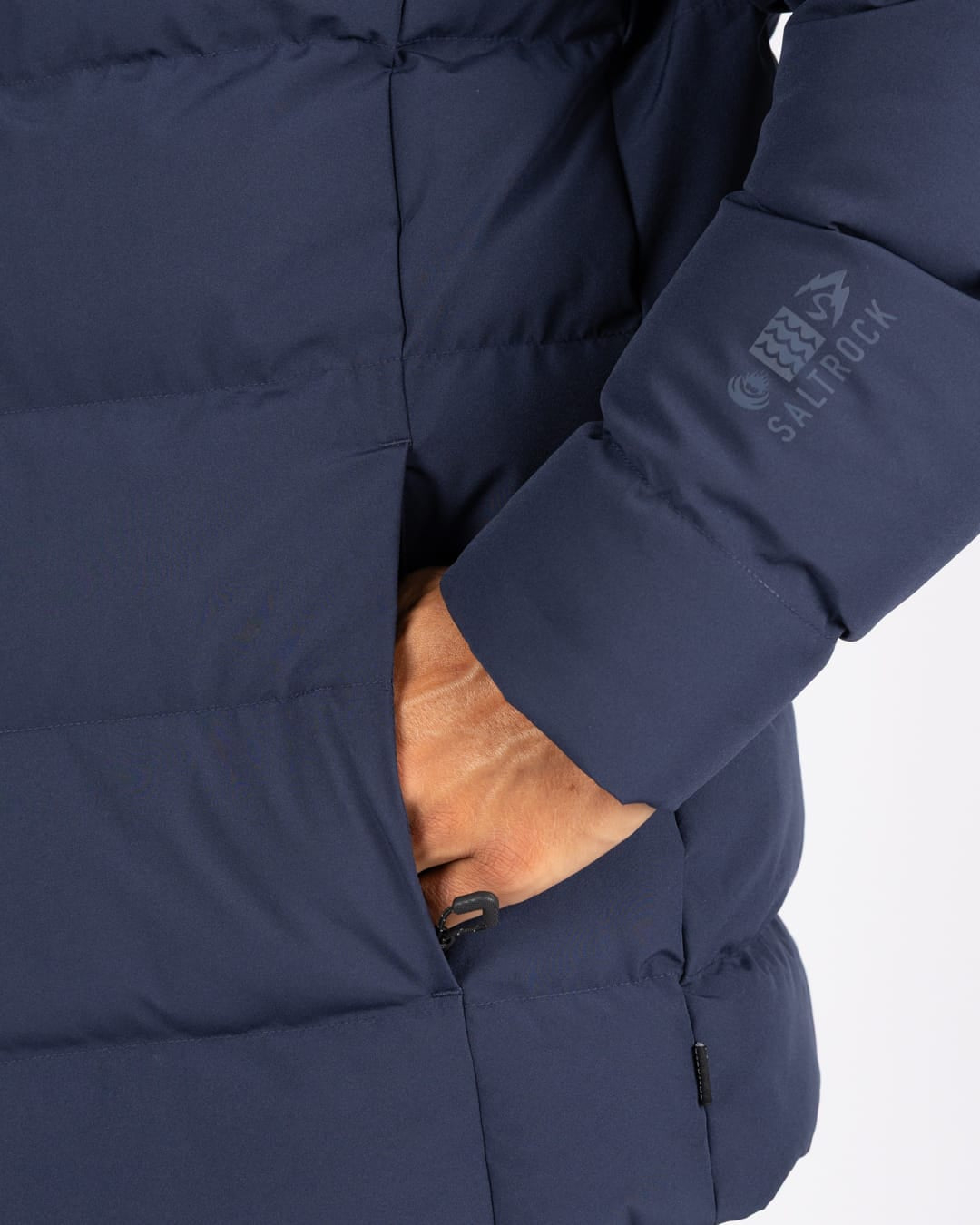 Mountain Dune Mens Water Resistant Padded Jacket in Blue