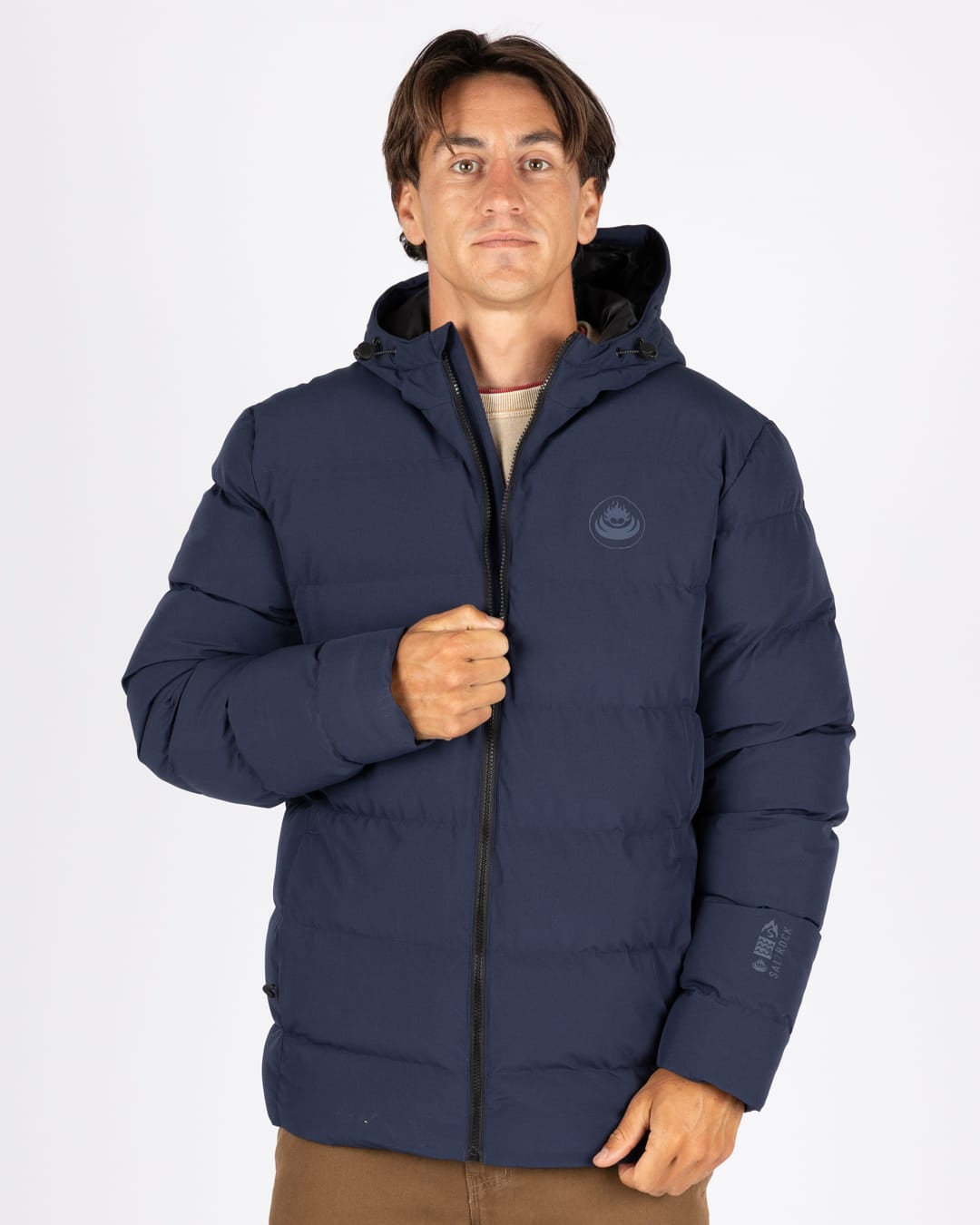Mountain Dune Mens Water Resistant Padded Jacket in Blue