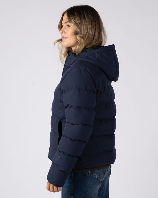 Dune Womens Padded Jacket In Dress Blue