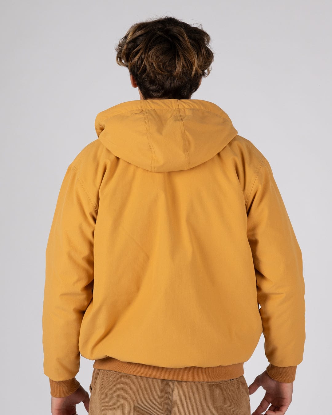 Jace - Mens Casual Bomber Jacket - Yellow