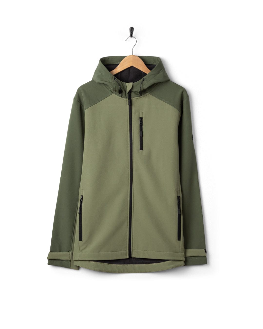 Munry - Mens Water Resistant Softshell Jacket - Dark Green