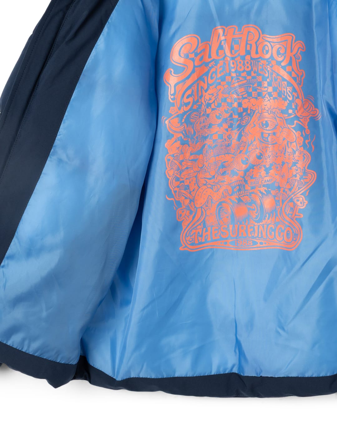 Craze Kids Water Resistant Puffer Jacket in Blue