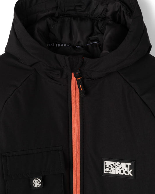 Sabotage Kids Water Resistant Jacket In Black