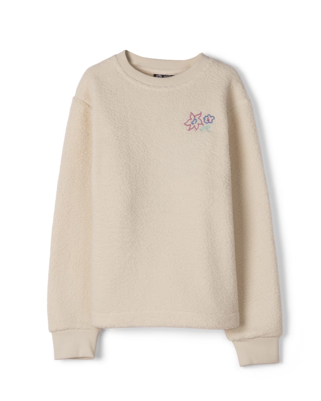 Eden Kids Fluffy Fleece Sweatshirt in Cream