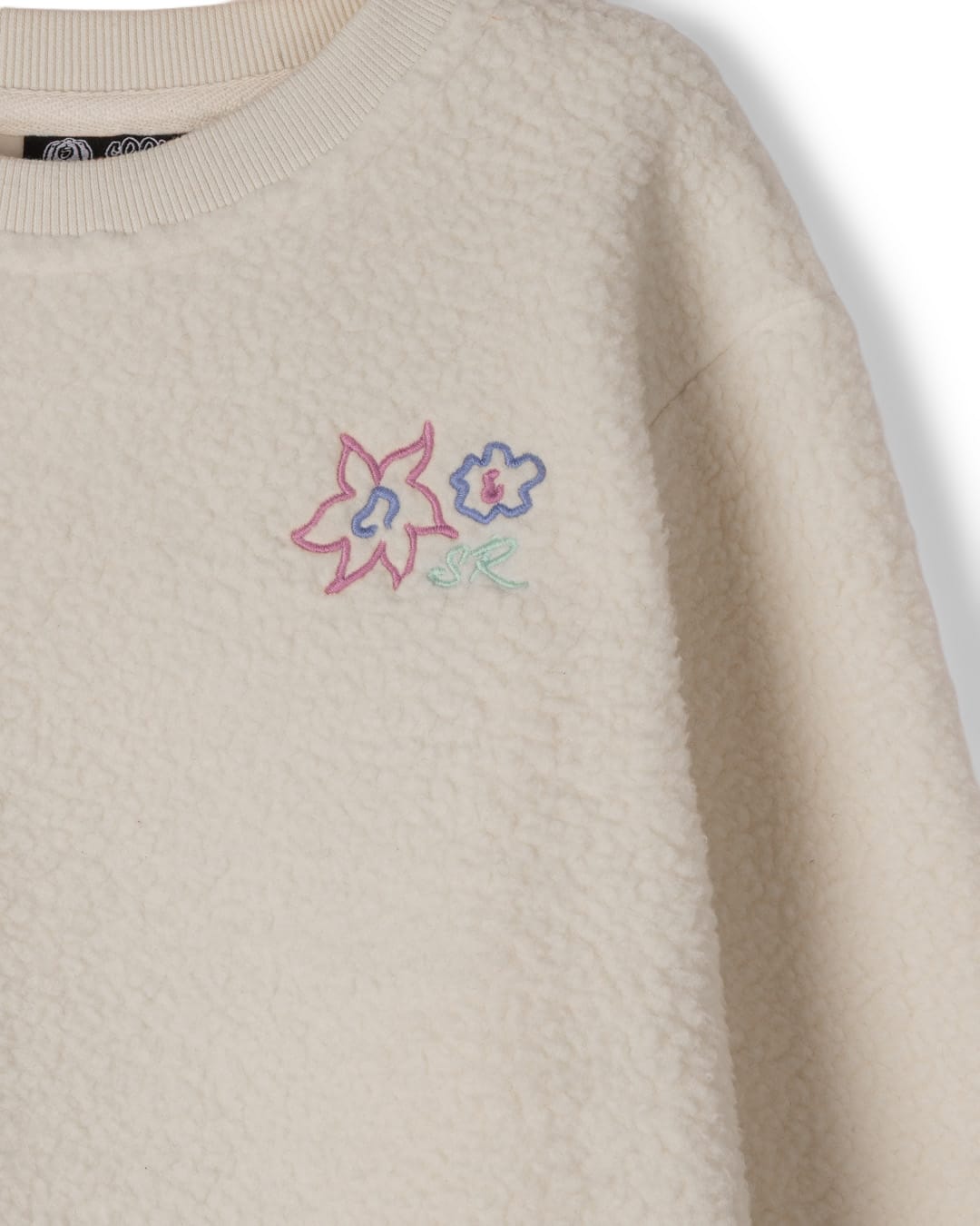 Eden Kids Fluffy Fleece Sweatshirt in Cream