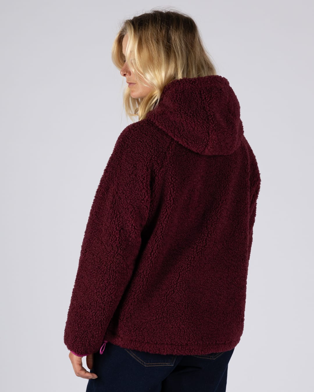 Holly - Fleece - Hooded - DARK PURPLE