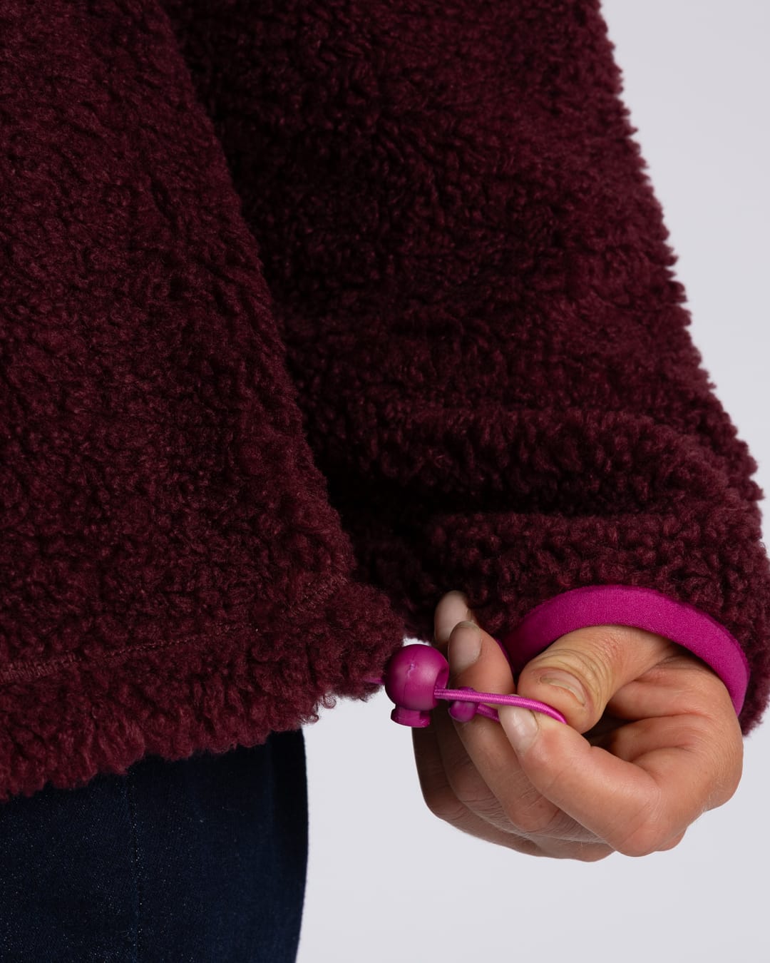 Holly - Fleece - Hooded - DARK PURPLE