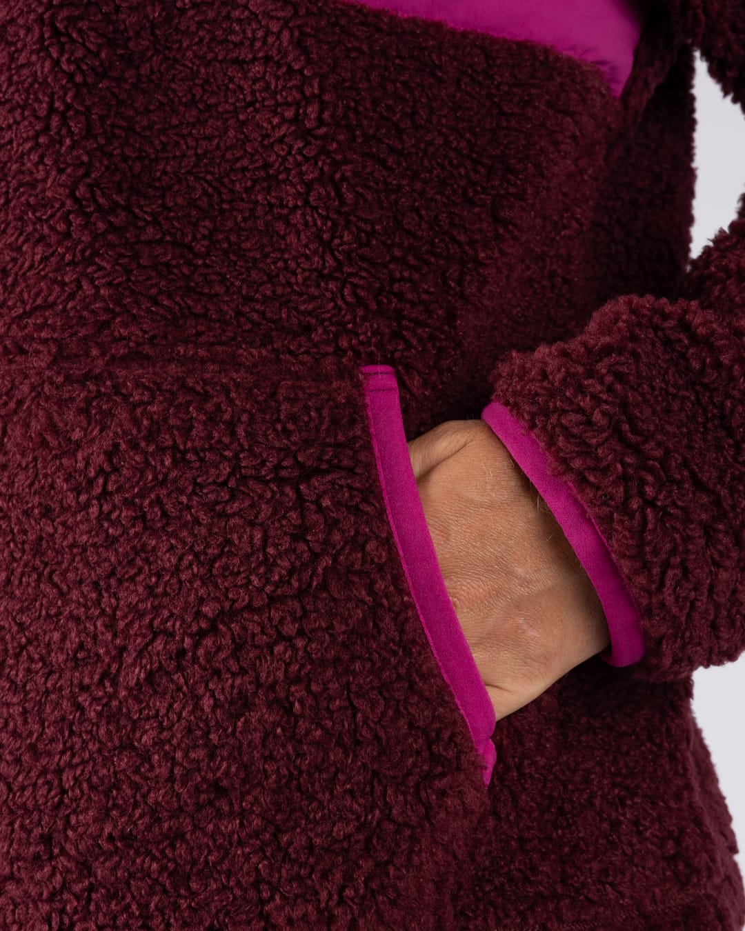 Holly - Fleece - Hooded - DARK PURPLE