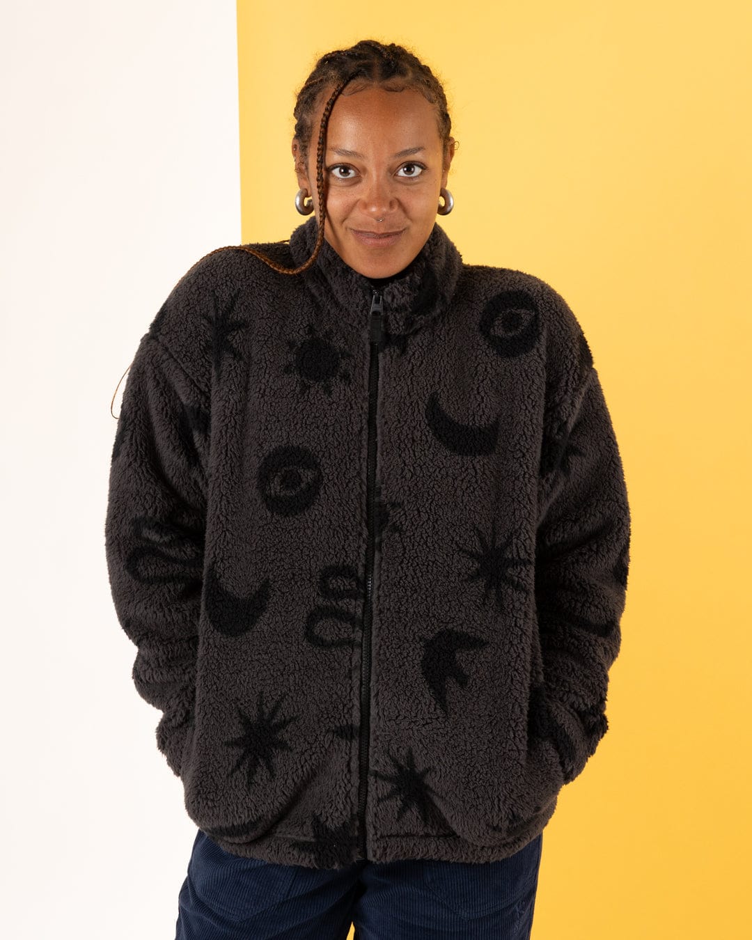 Cove - Womens Zip Fleece - Dark Grey