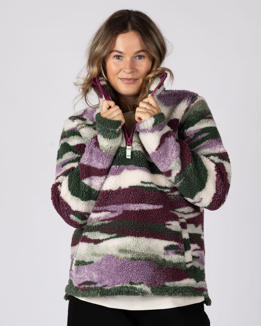 Cloudline - Fleece - 1/4 Neck - LIGHT GREEN