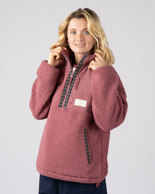Lya - Womens Fleece - Dark Pink