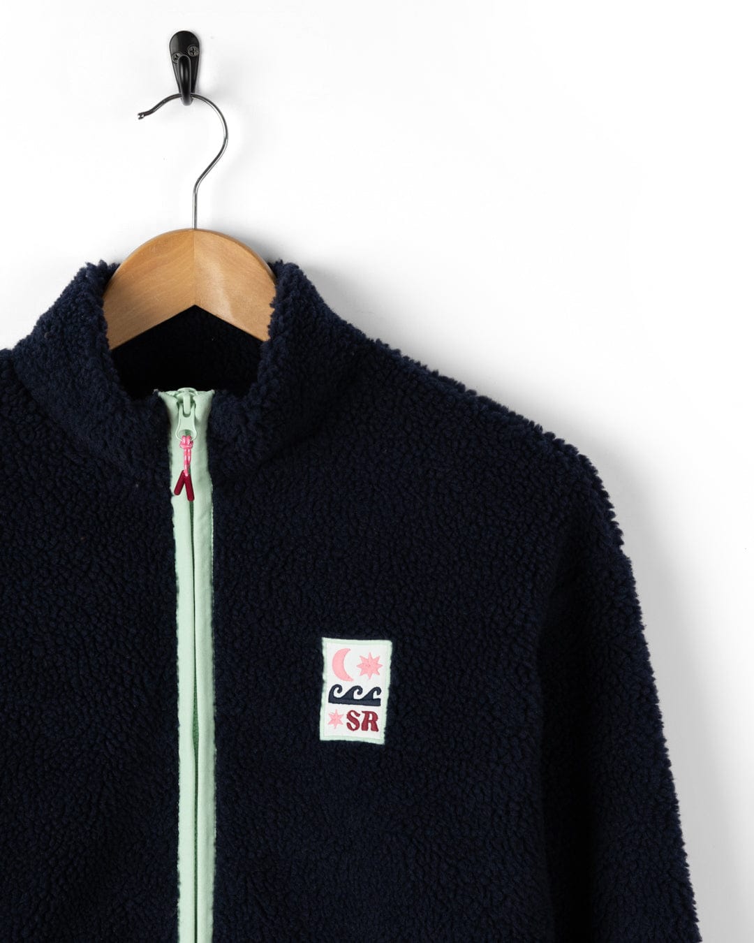 Emery Star - Womens Zip Fleece - Blue/Pink