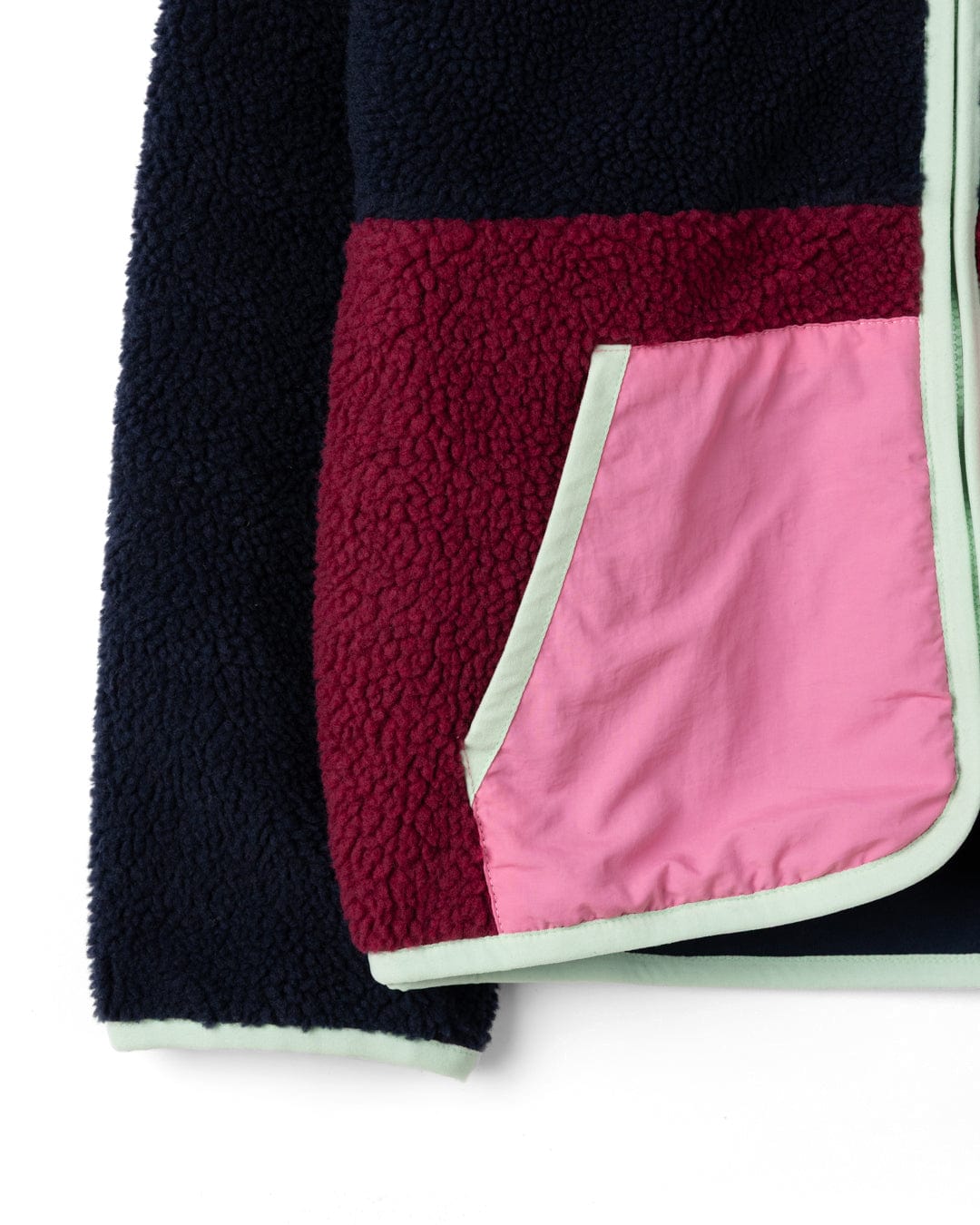 Emery Star - Womens Zip Fleece - Blue/Pink