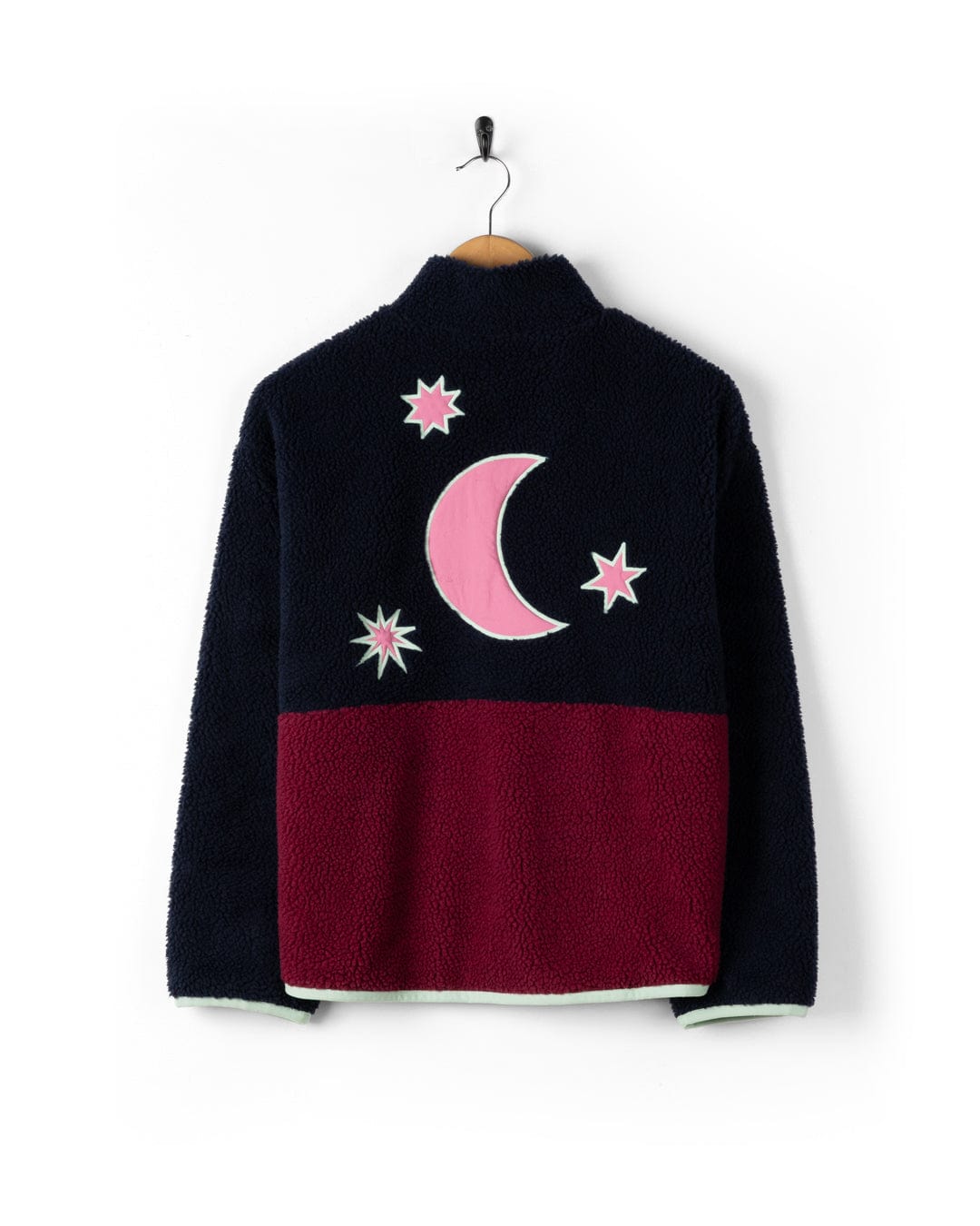 Emery Star - Womens Zip Fleece - Blue/Pink