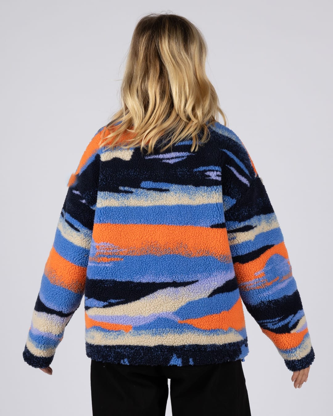 Mountain Haze Womens Reversible Jacket in Blue