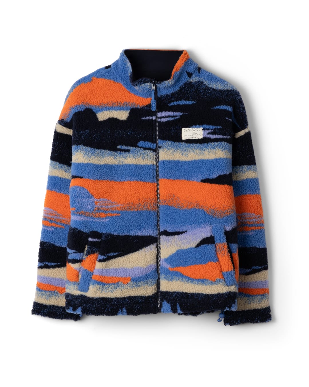 Mountain Haze Womens Reversible Jacket in Blue