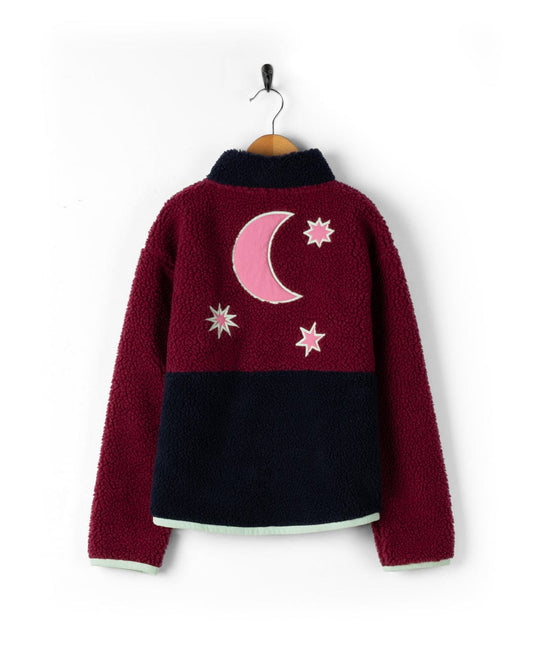 Emery Star - Kids Zip Fleece - Pink/Blue