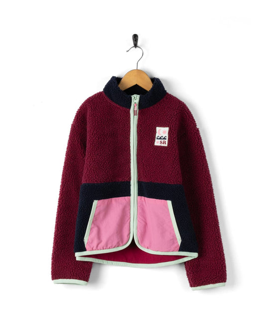 Emery Star - Kids Zip Fleece - Pink/Blue