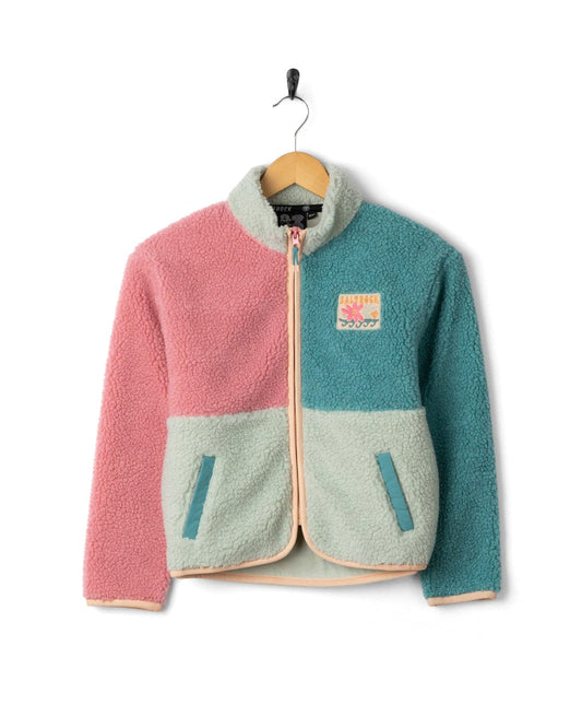 Emery Wave -Kids Fleece - Bright Pink