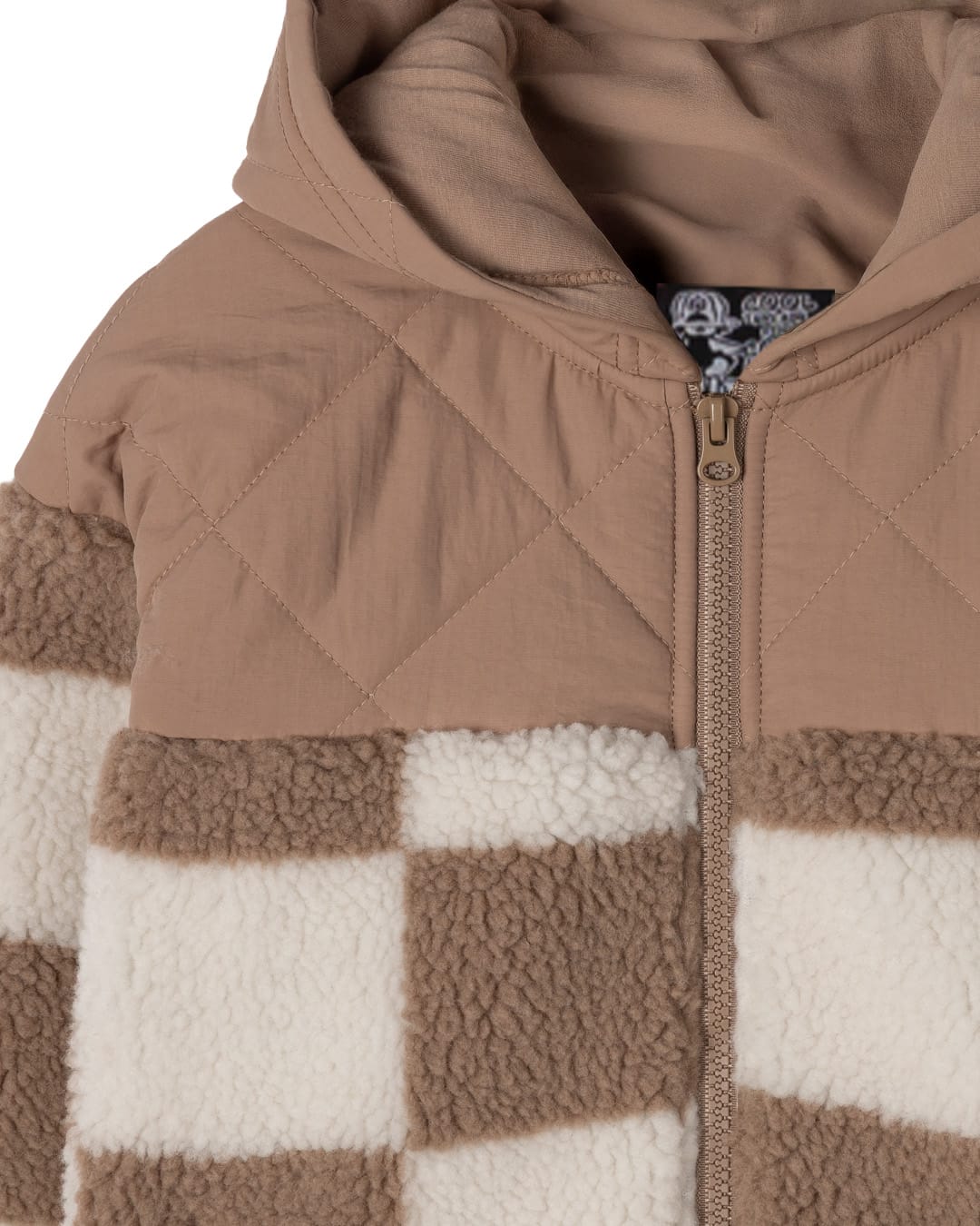 Calla Kids Fleece Hooded in Brown